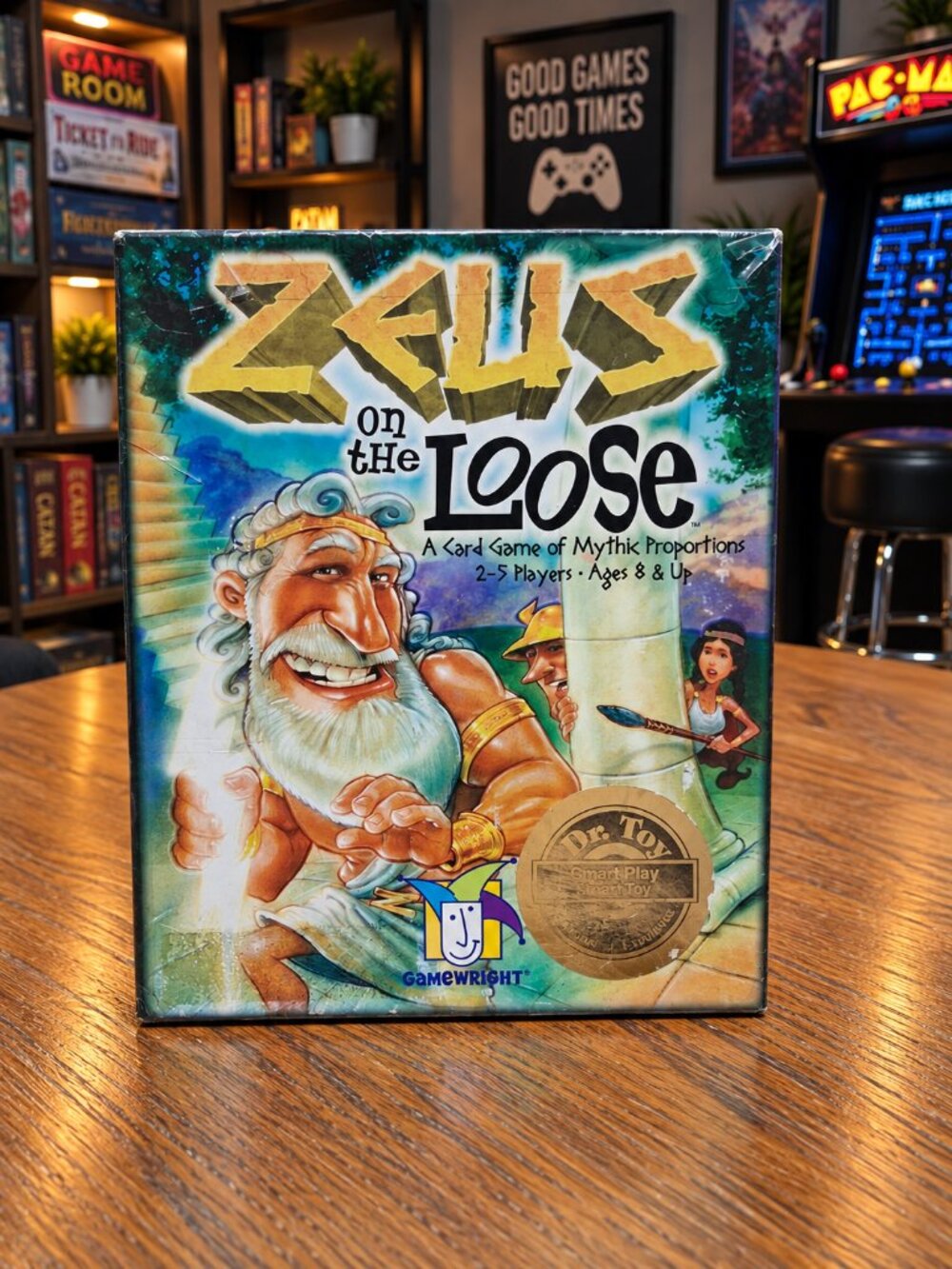Zeus on the Loose Mythology Math Card Game - 100% Complete